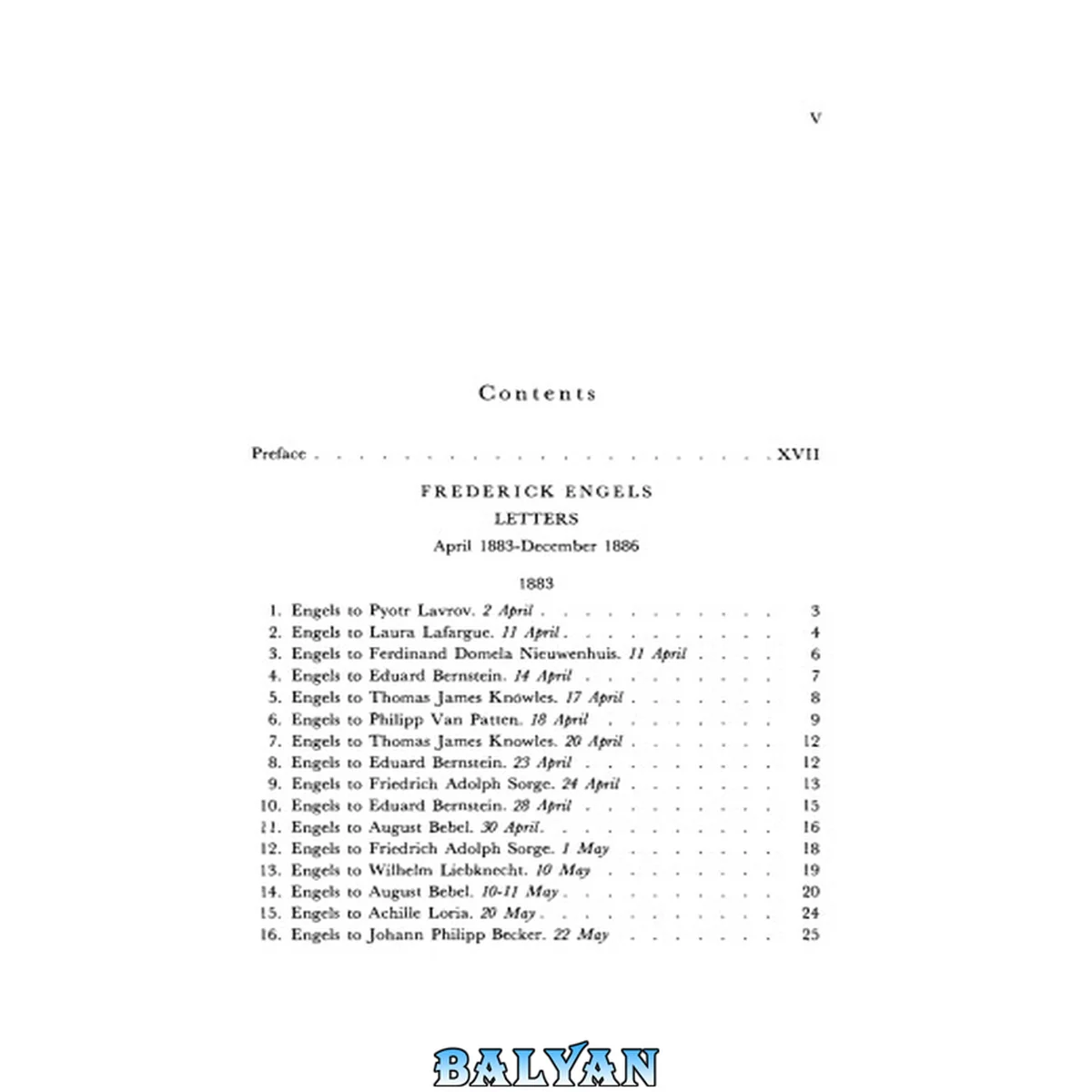 جلد کتاب Marx-Engels Collected Works,Volume 47 - Engels: Letters: 1883-1886