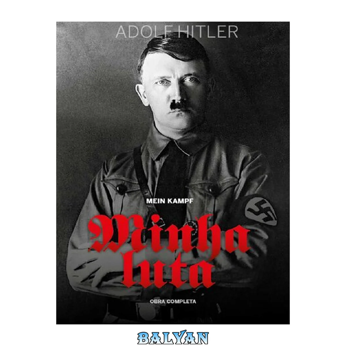 جلد کتاب Minha Luta (Mein Kampf) - Prefácio corrigido - Imprimir modo Livreto - frente depois verso - Tamanho A4
