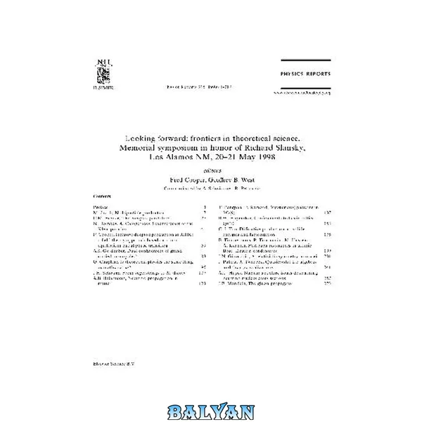 Physics Reports vol.315