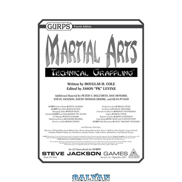 GURPS Martial Arts - Technical Grappling
