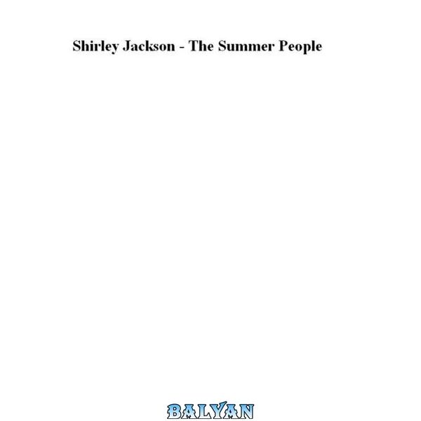 The Summer People