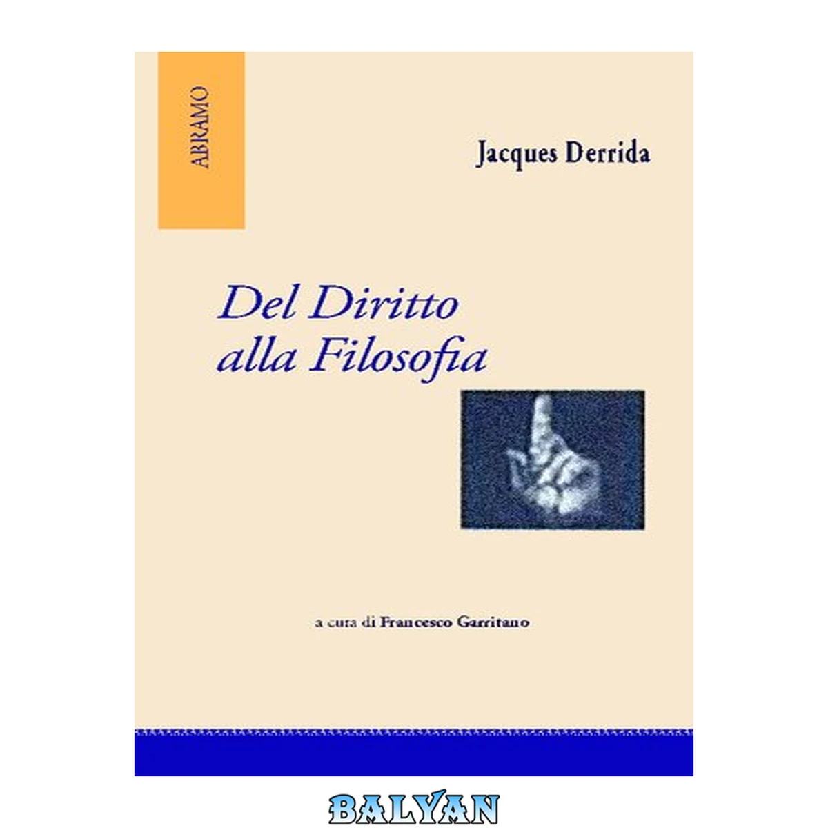 جلد کتاب Del diritto alla filosofia
