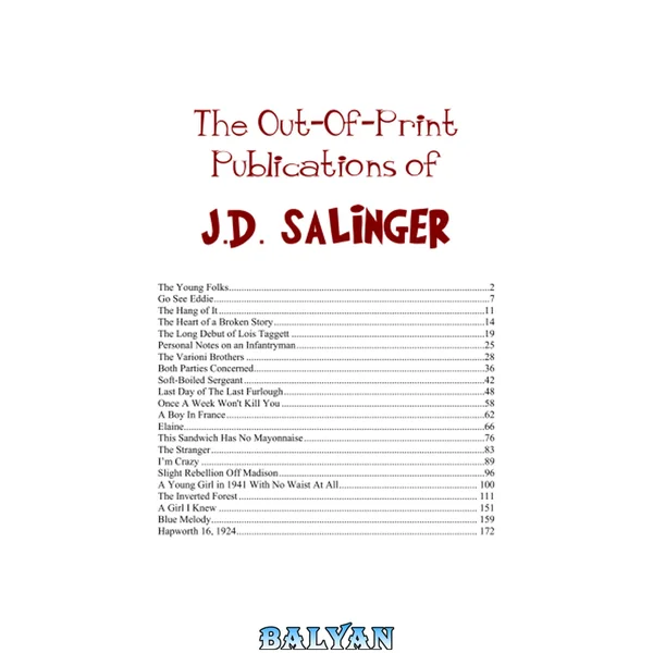 Out Of Print Stories