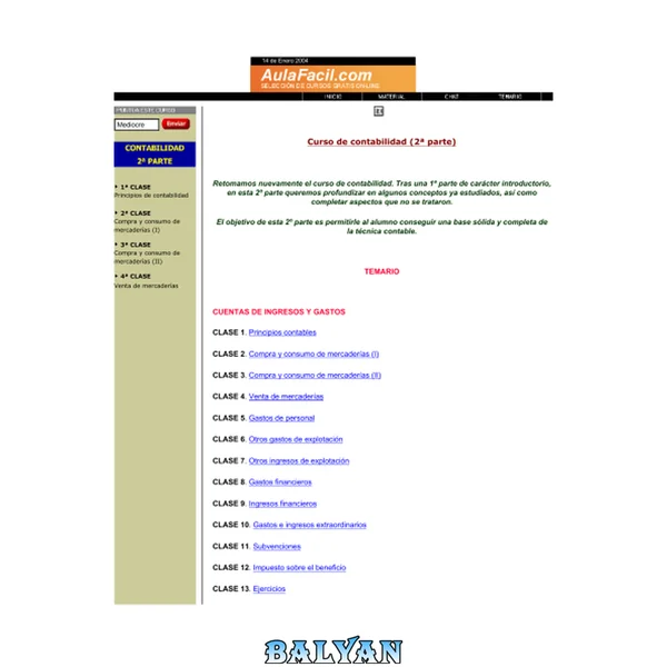 Curso De Contabilidad Avanzado