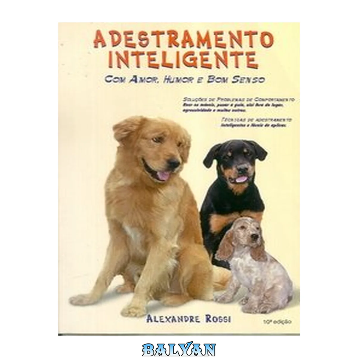 جلد کتاب Adestramento Inteligente: com amor, humor e bom-senso
