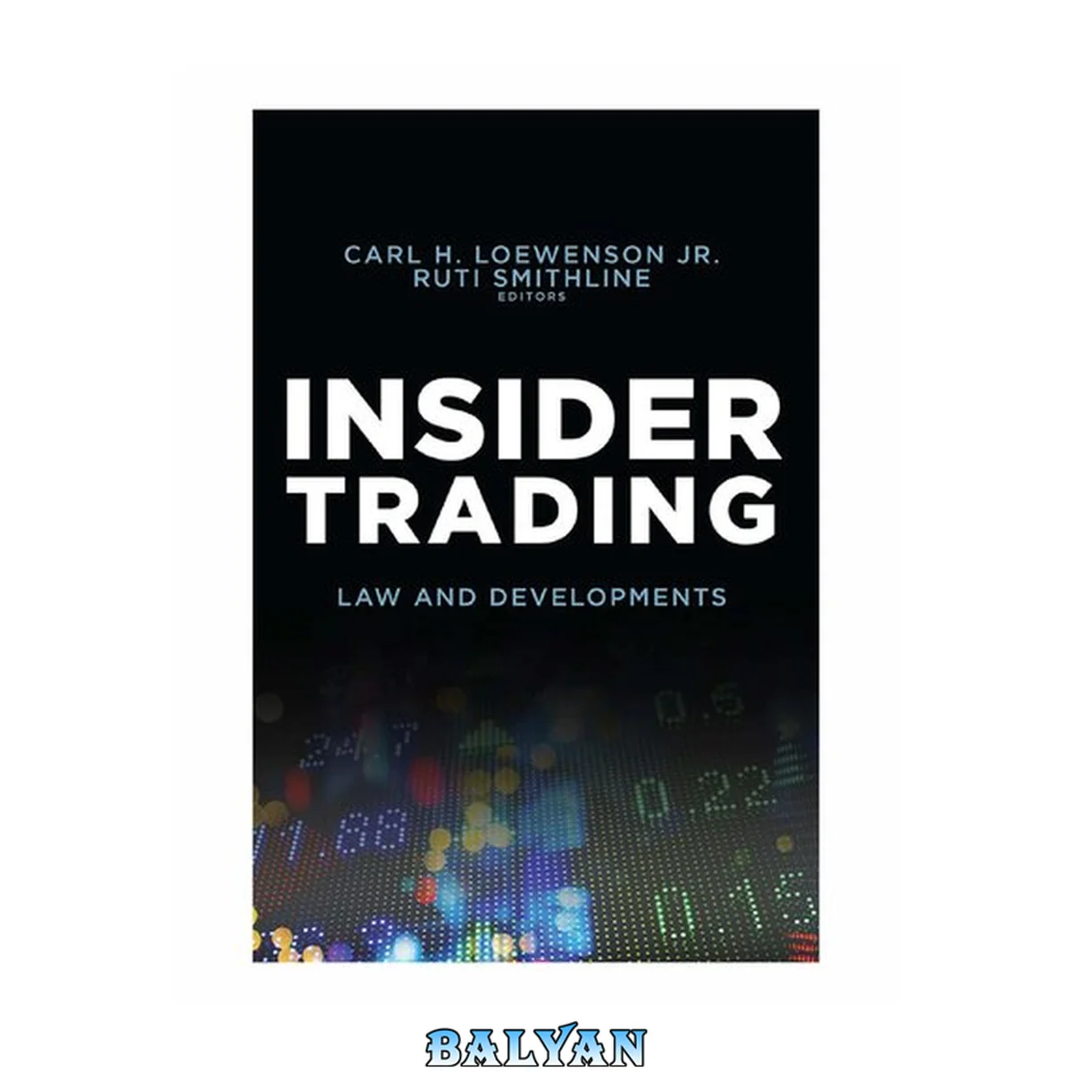 جلد کتاب Insider trading : law and developments