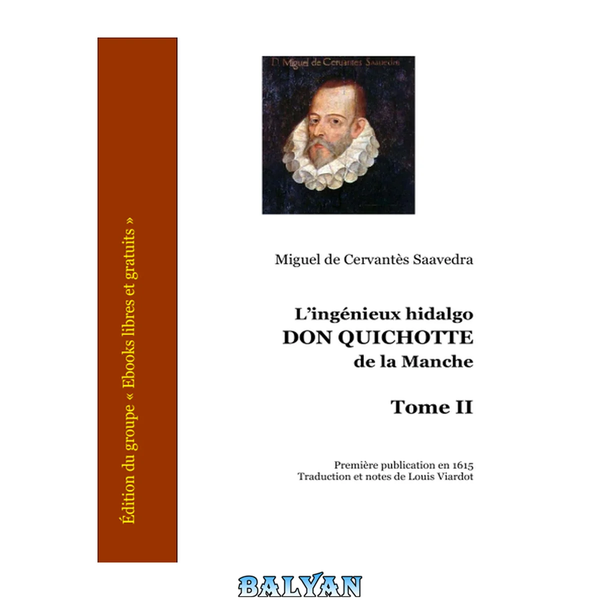 جلد کتاب L'Ingénieux Hidalgo Don Quichotte de la Manche - Tome II