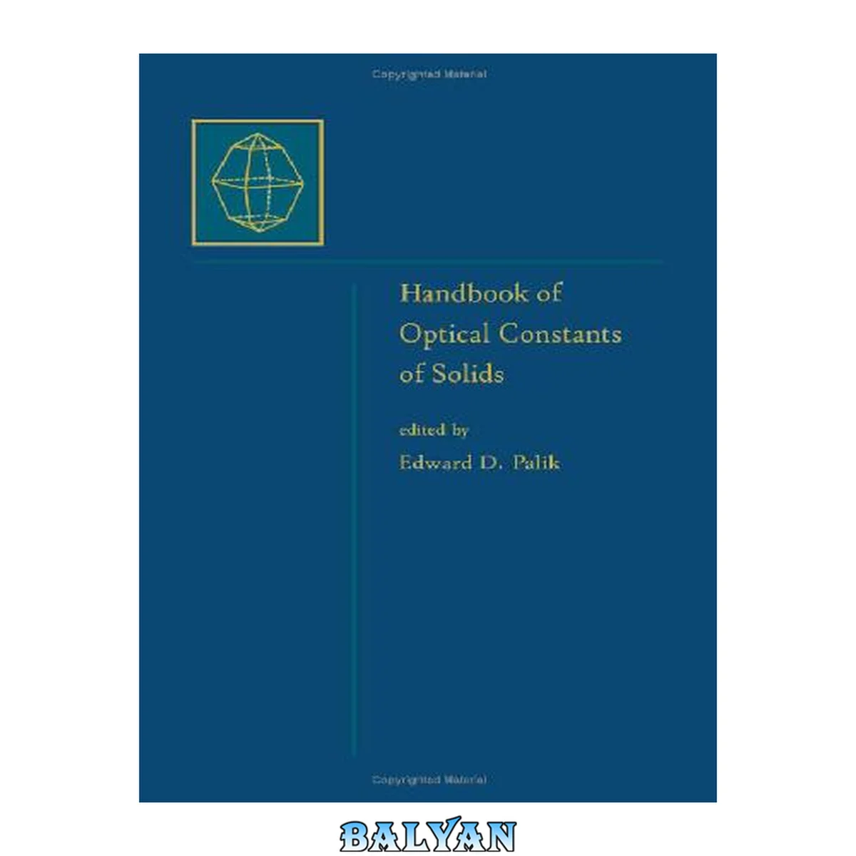 جلد کتاب Handbook of Optical Constants of Solids lll