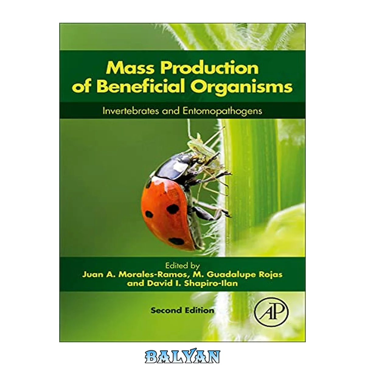 جلد کتاب Mass production of beneficial organisms : invertebrates and entomopathogens