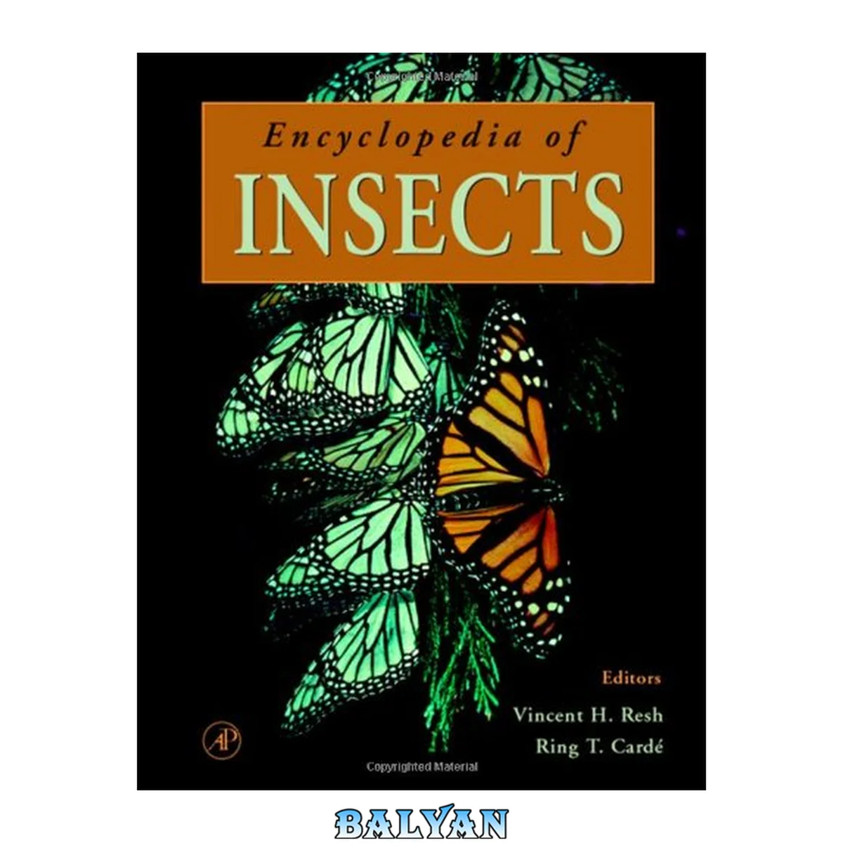جلد کتاب Encyclopedia of insects