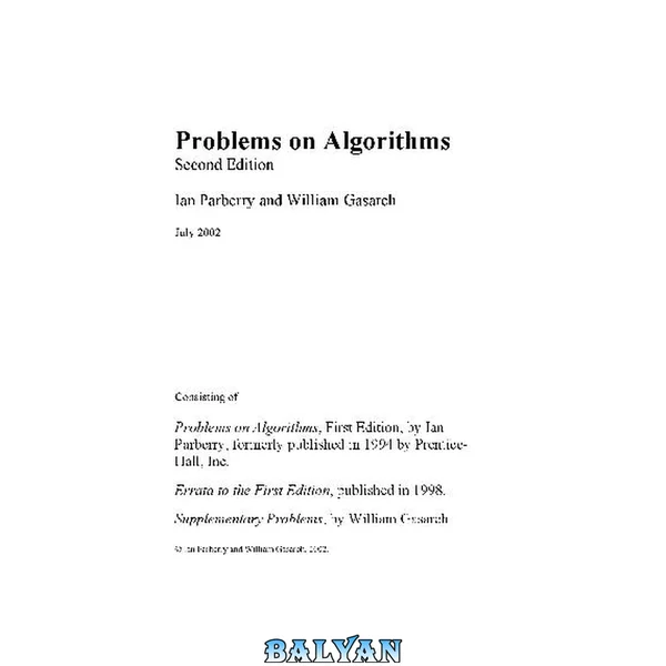 Problems on Algorithms