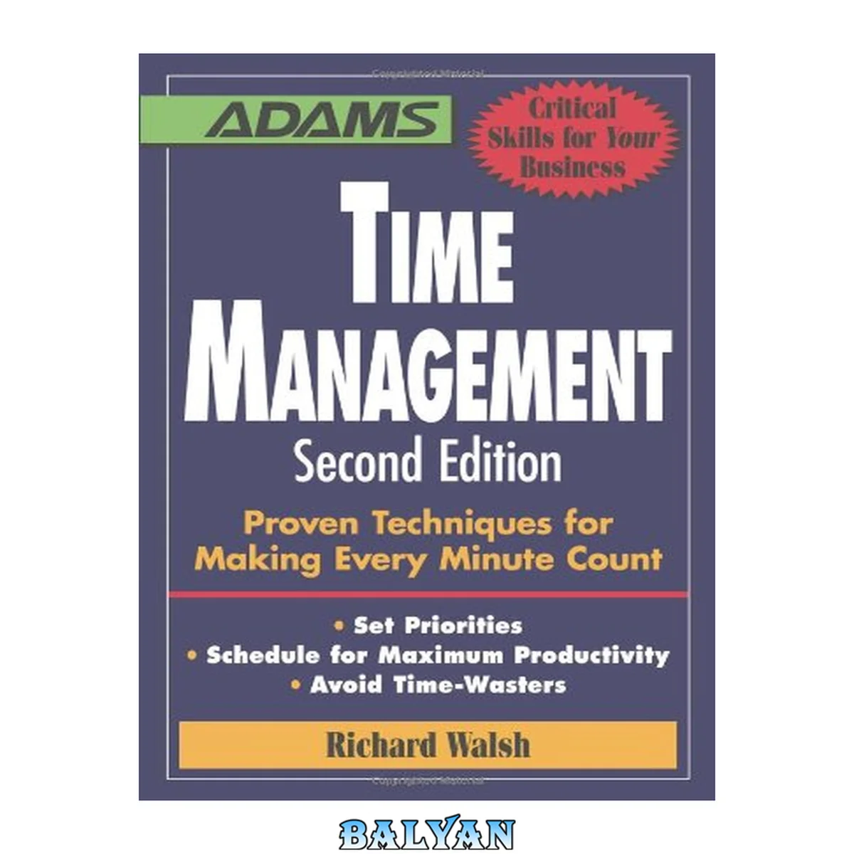 جلد کتاب Time Management : Proven Techniques for Making Every Minute Count