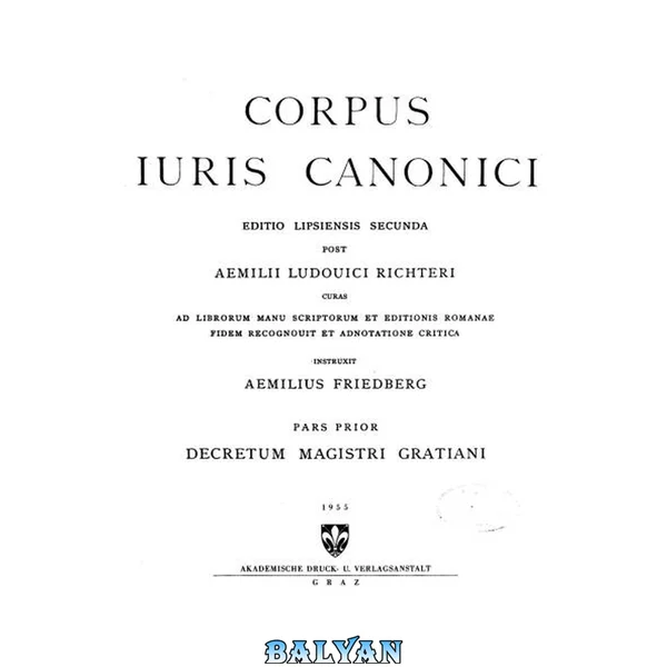 Corpus Iuris Canonici (pars prior)