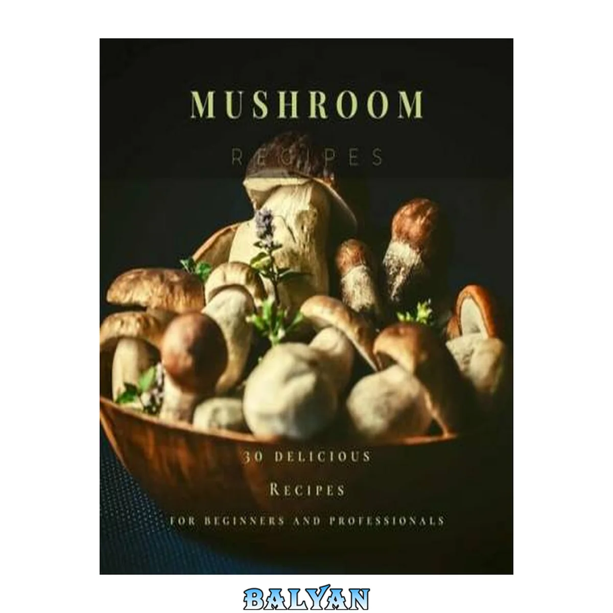 جلد کتاب Mushroom Recipes: 30 delicious Recipes for beginners and professionals