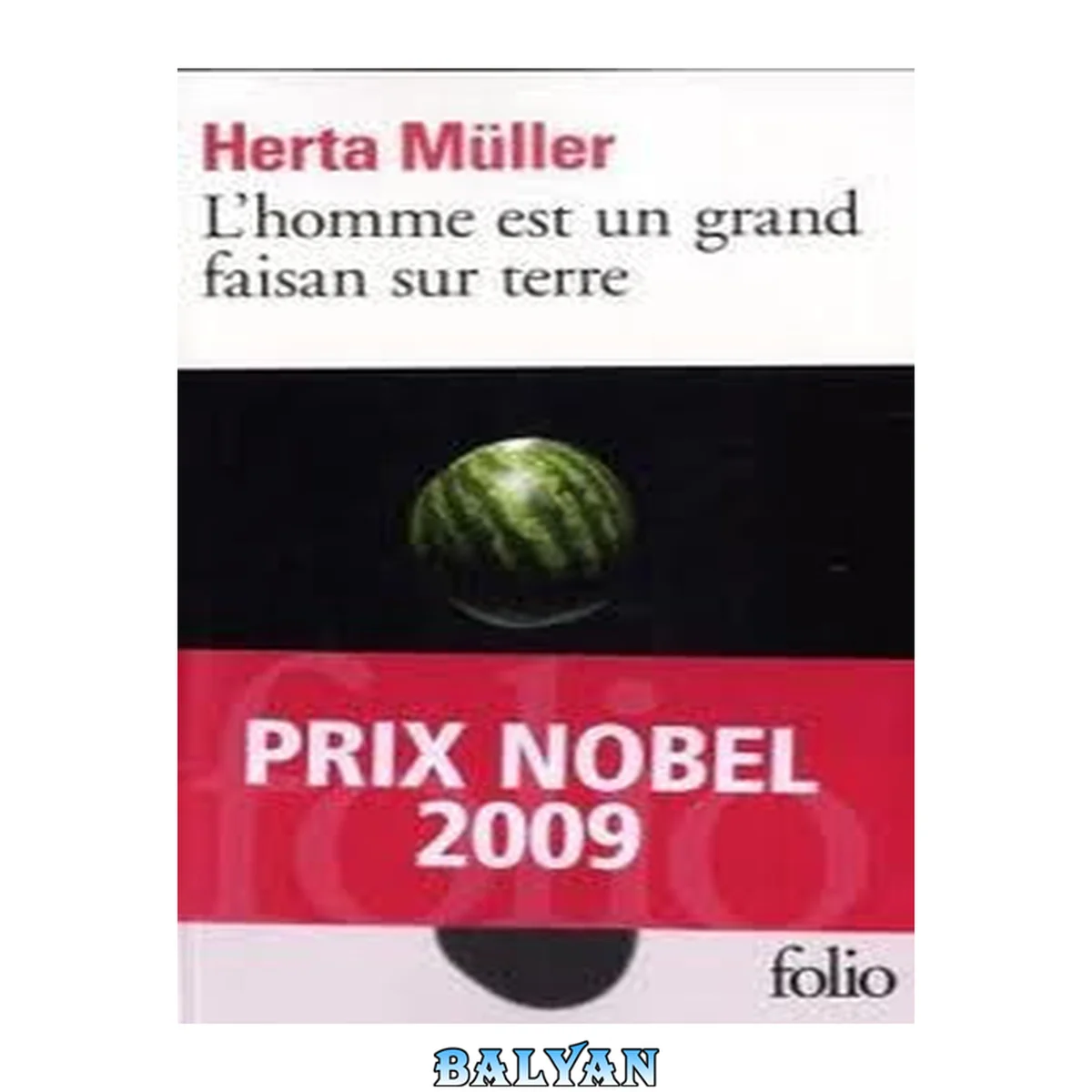 جلد کتاب L ́homme est un grand faisan sur terre
