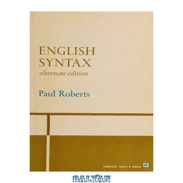 English Syntax Alternate Edition
