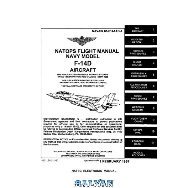 NATOPS Flight Manual US Navy F-14D fighter [NAVAIR 01-F14AAD-1]
