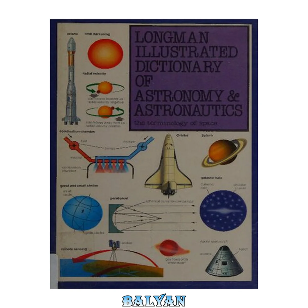جلد کتاب Longman Illustrated Dictionary of Astronomy and Astronautics