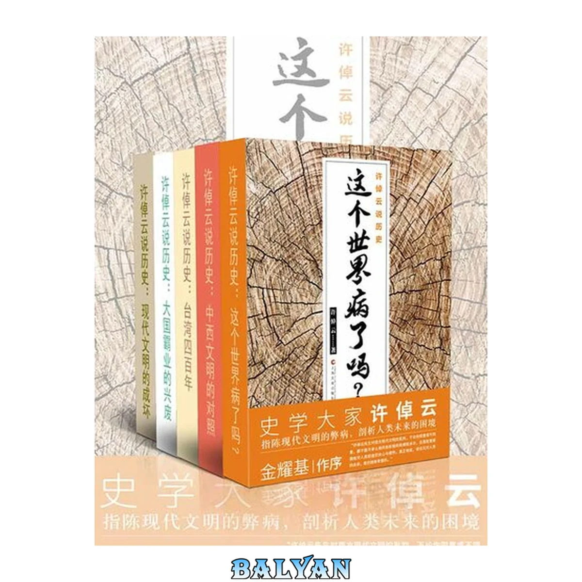 جلد کتاب 许倬云说历史套装