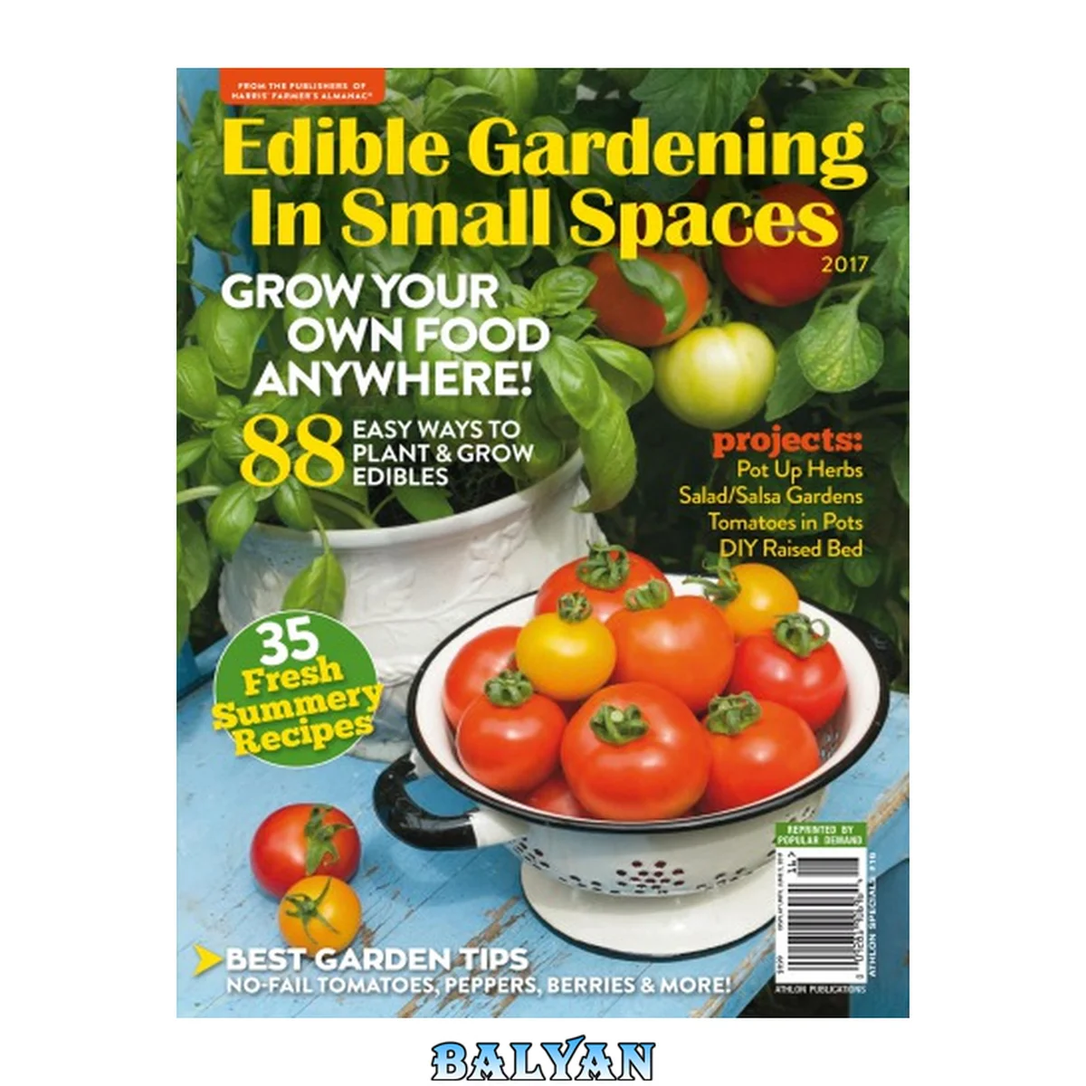 جلد کتاب Edible gardening in small spaces : grow your own food anywhere!