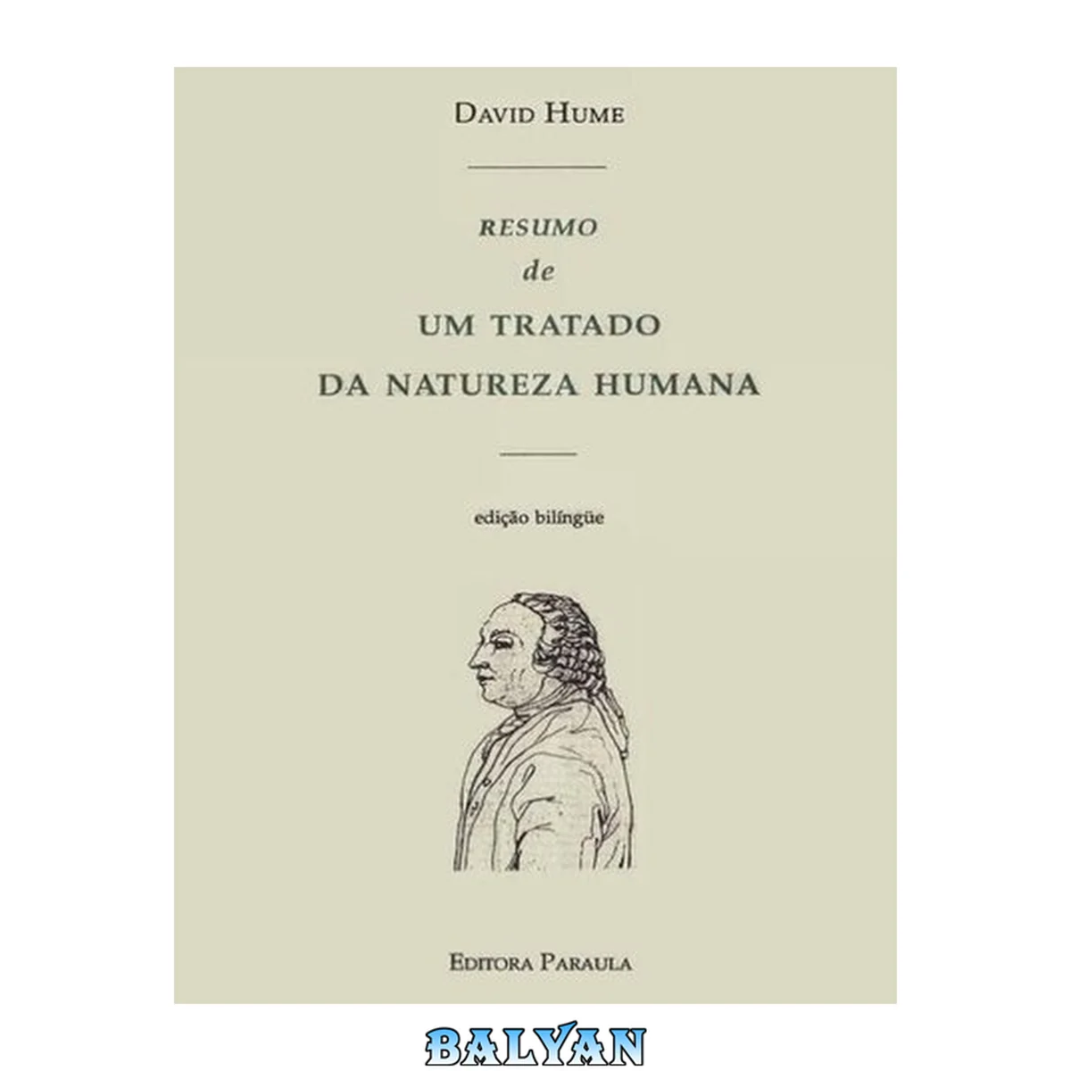 جلد کتاب Resumo de Tratado da Natureza Humana