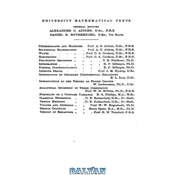 Determinants and Matrices