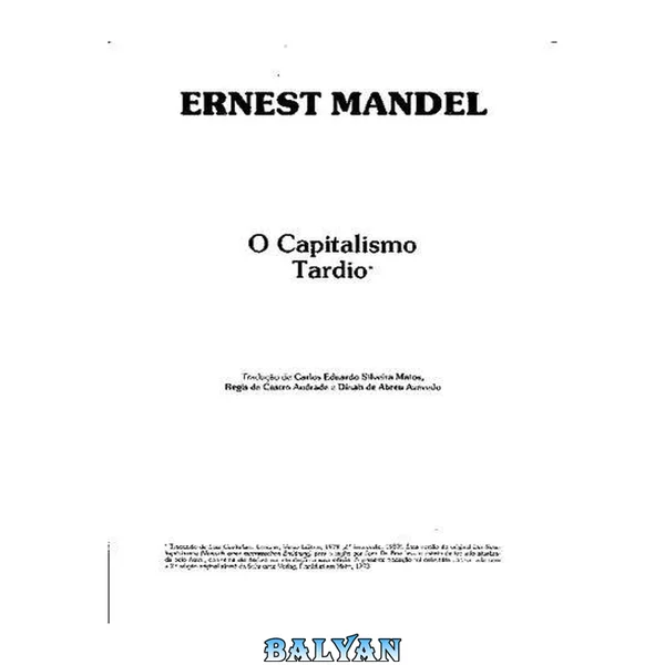 O Capitalismo Tardio
