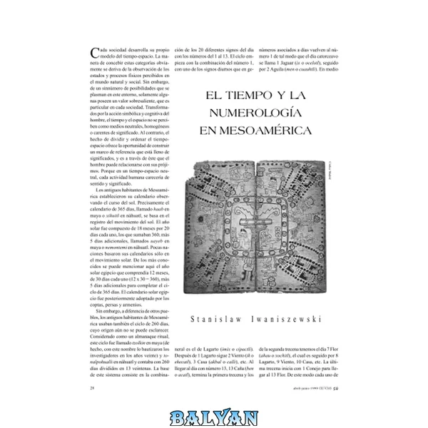 El Tiempo Y La Numerologia En Mesoamerica