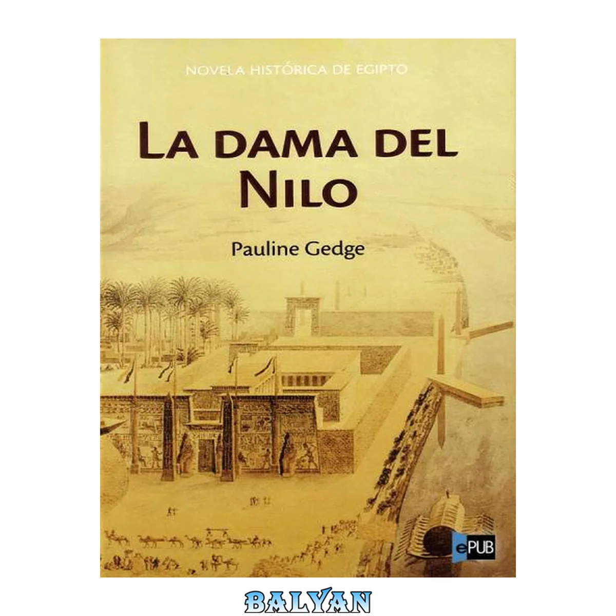 جلد کتاب La dama del Nilo