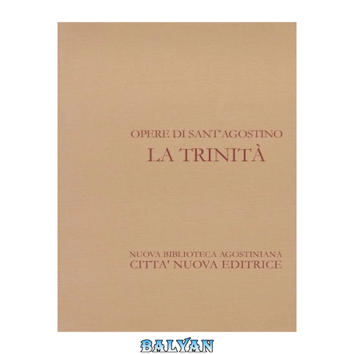 جلد کتاب La Trinità