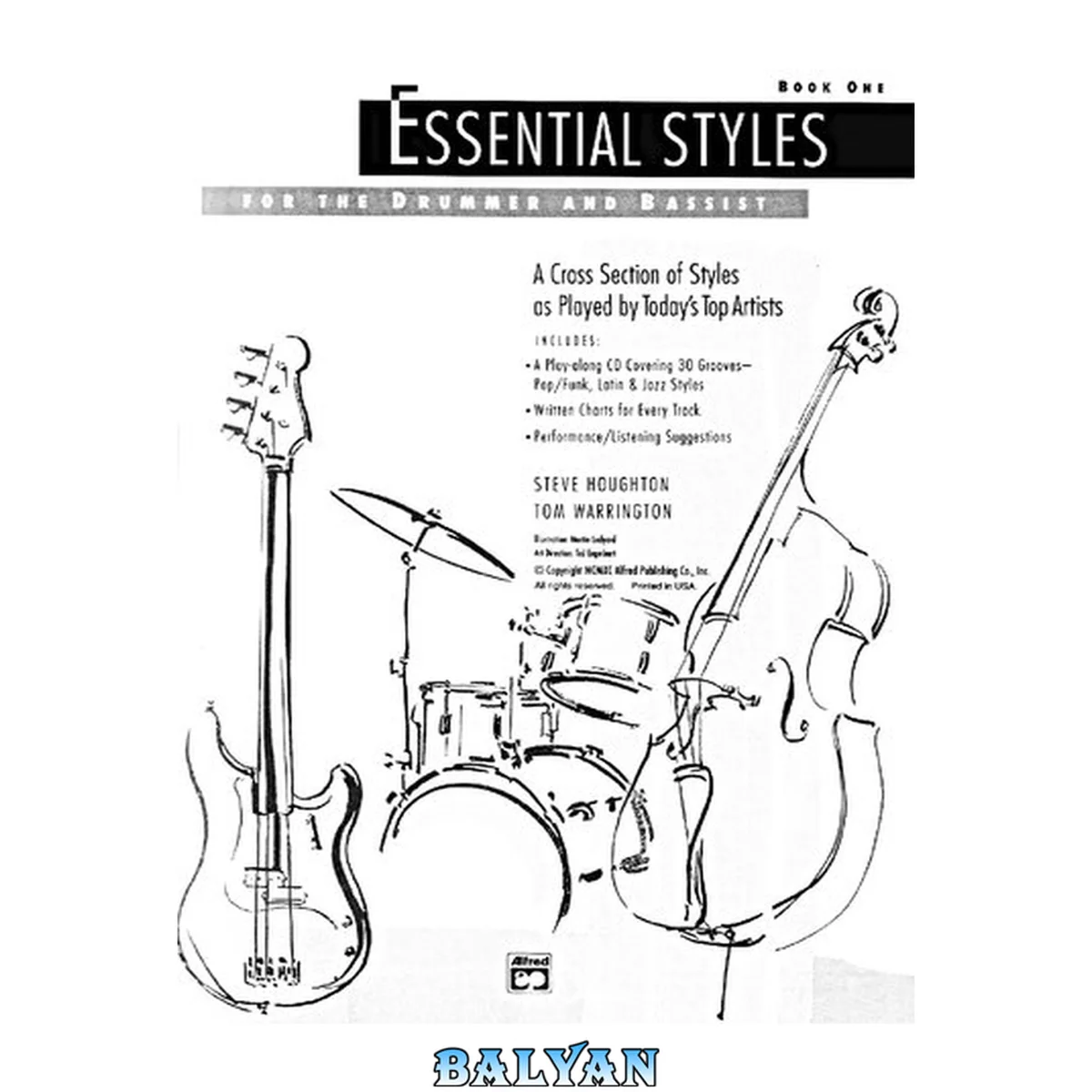 جلد کتاب Essential Styles for the Drummer and Bassist: Book 1