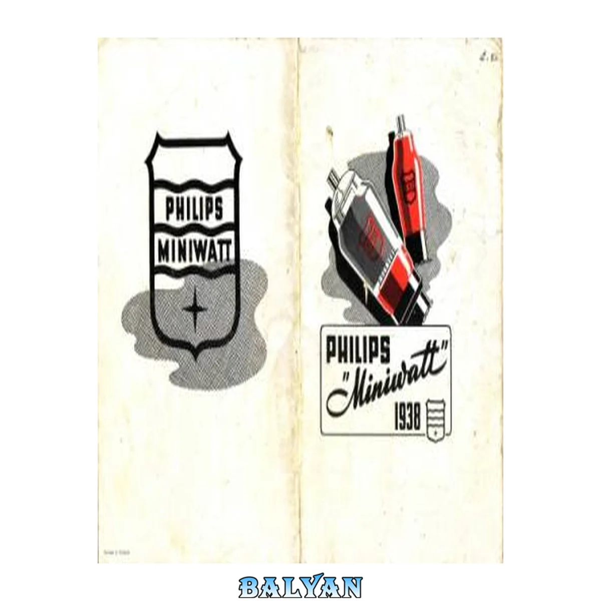 جلد کتاب PHILIPS Miniwatt Vacuum-Tube Catalog