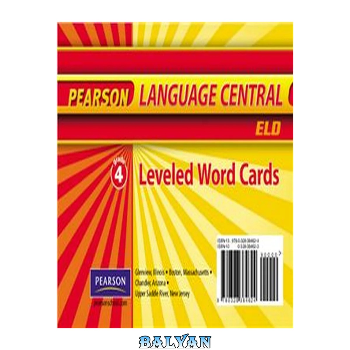 جلد کتاب Leveled Word Cards (English Language Development) (Grade 4)