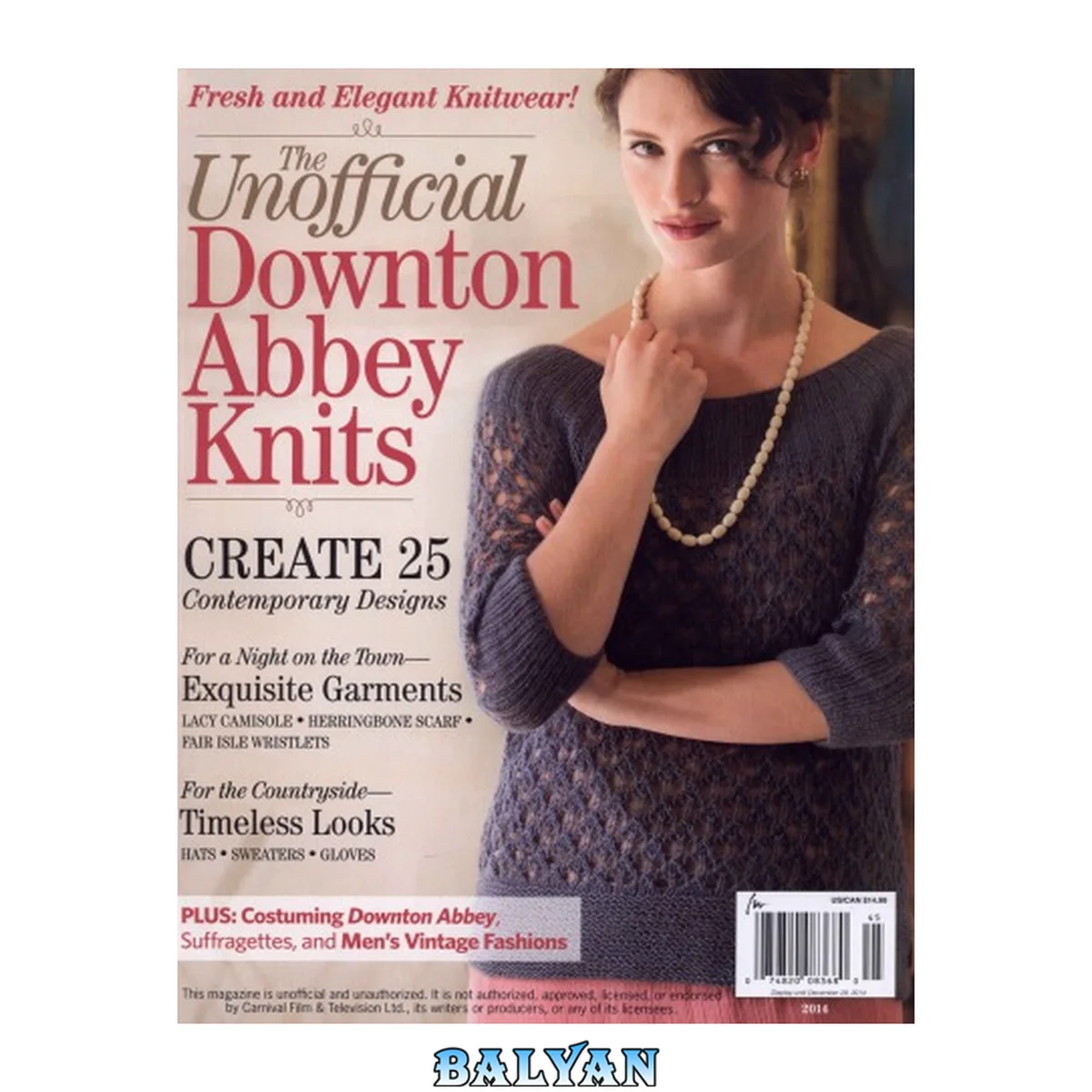 جلد کتاب The Unofficial Downton Abbey Knits