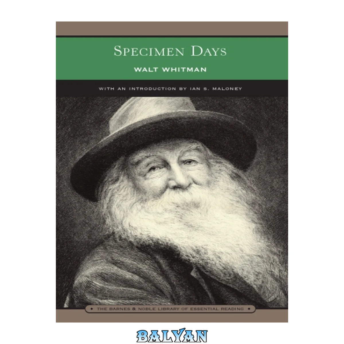 جلد کتاب Specimen Days (Barnes &amp; Noble Library of Essential Reading)