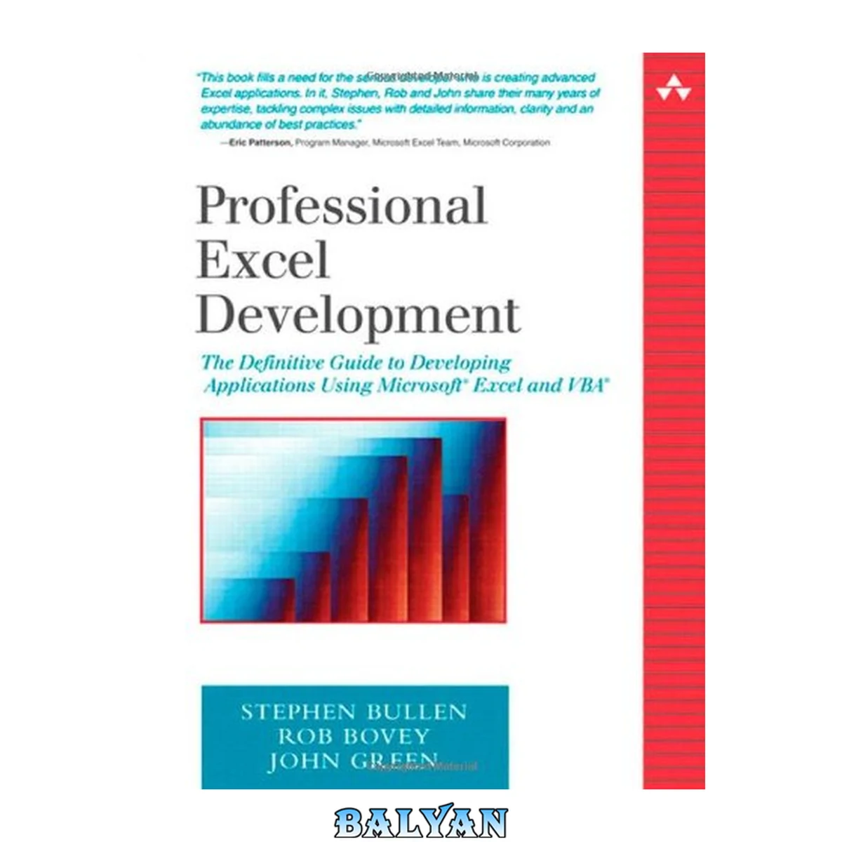 جلد کتاب Professional Excel Development The Definitive Guide To Developing Applications Using Microsoft Excel And Vba (Professional