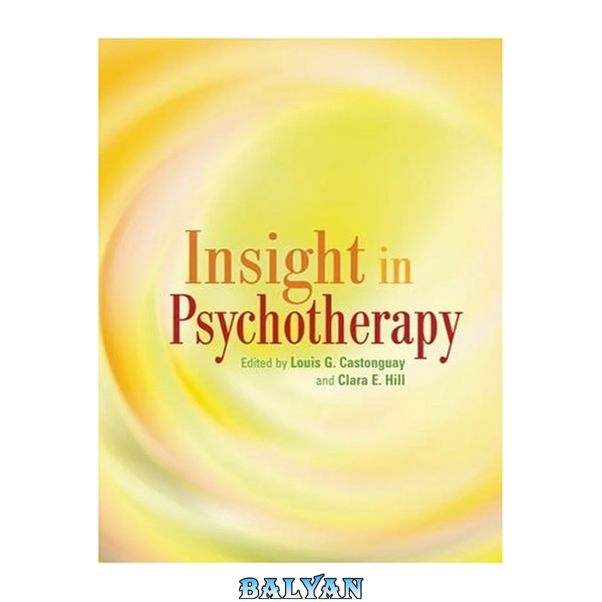 جلد کتاب Insight in psychotherapy.