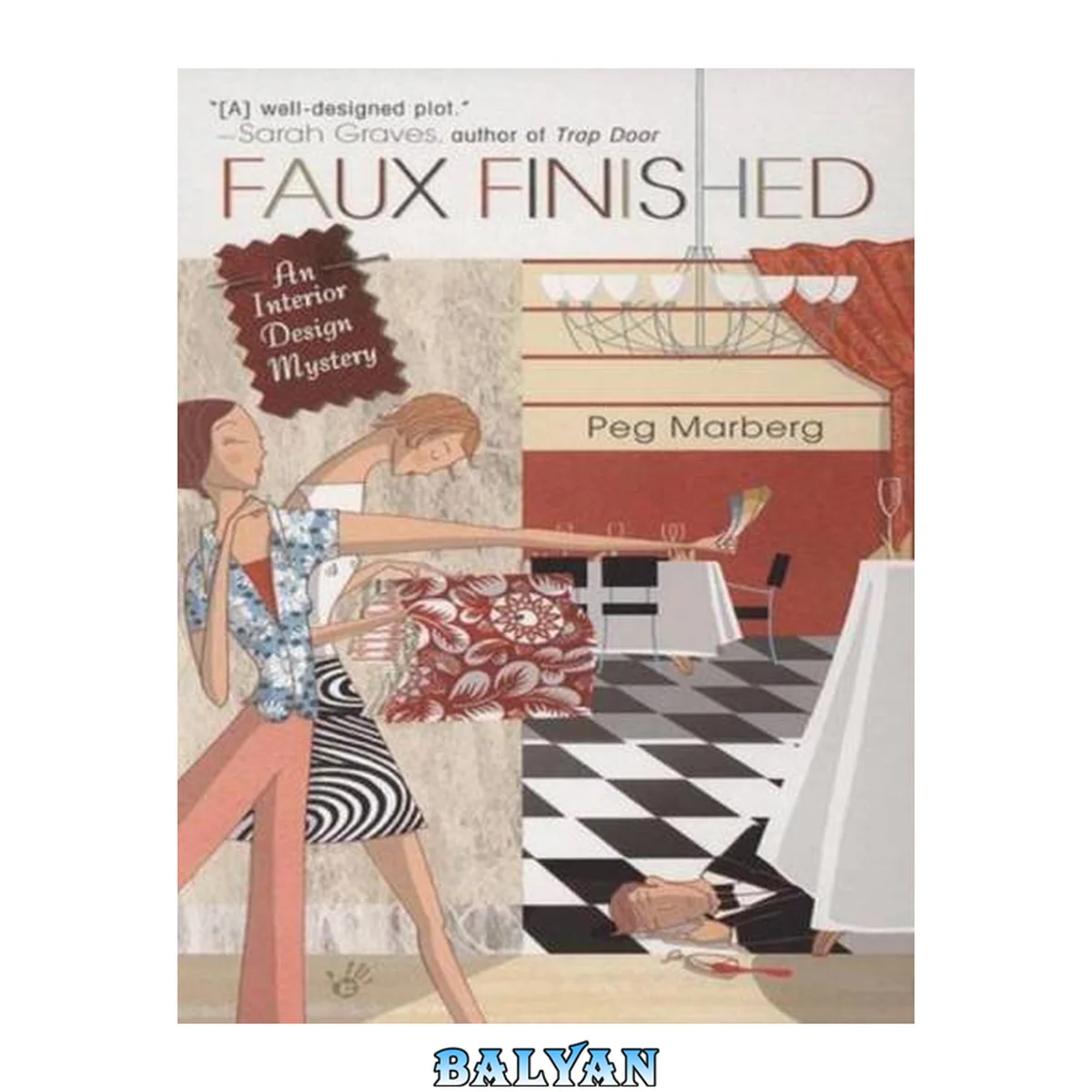 جلد کتاب Faux Finished (Interior Design Mystery 1)