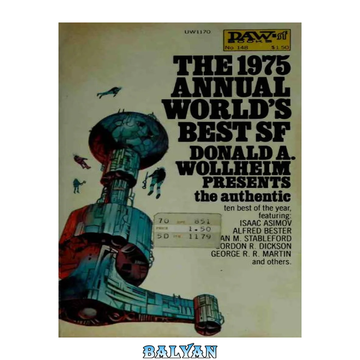 جلد کتاب The 1975 Annual World's Best SF