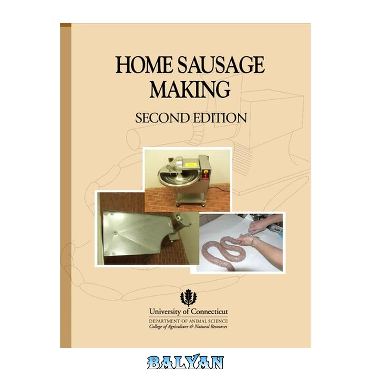 جلد کتاب Home Sausage Making