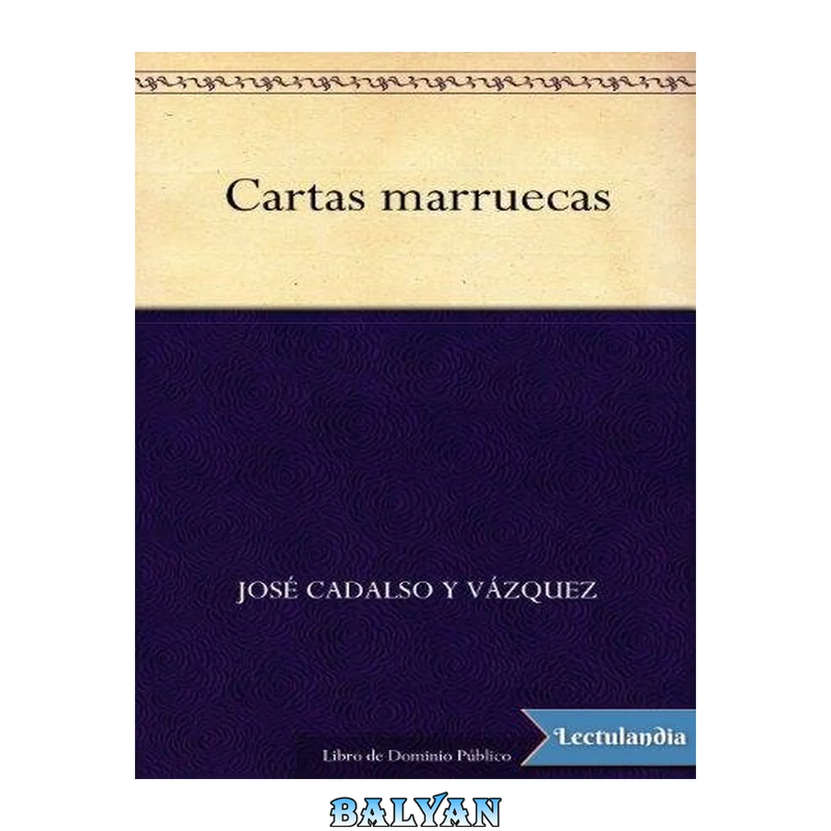 جلد کتاب Cartas Marruecas