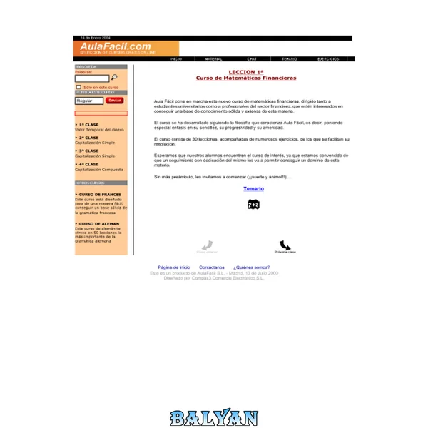 Curso De Matematicas Financieras