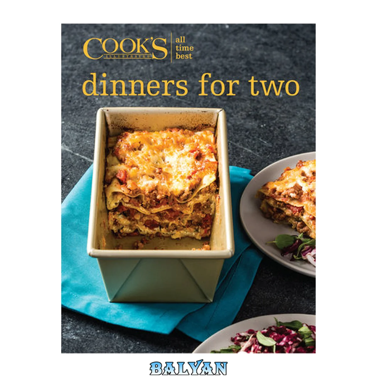 جلد کتاب Cook's Illustrated All-Time Best Dinners for Two