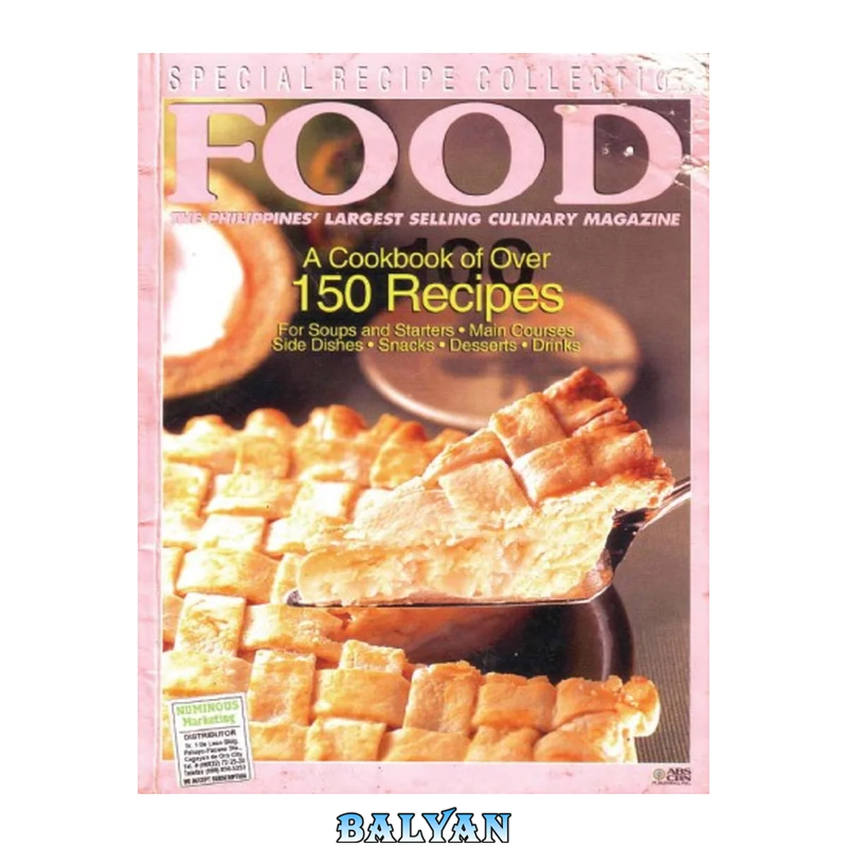 جلد کتاب Food Philippine Culinary Magazine Special Recipe Collection