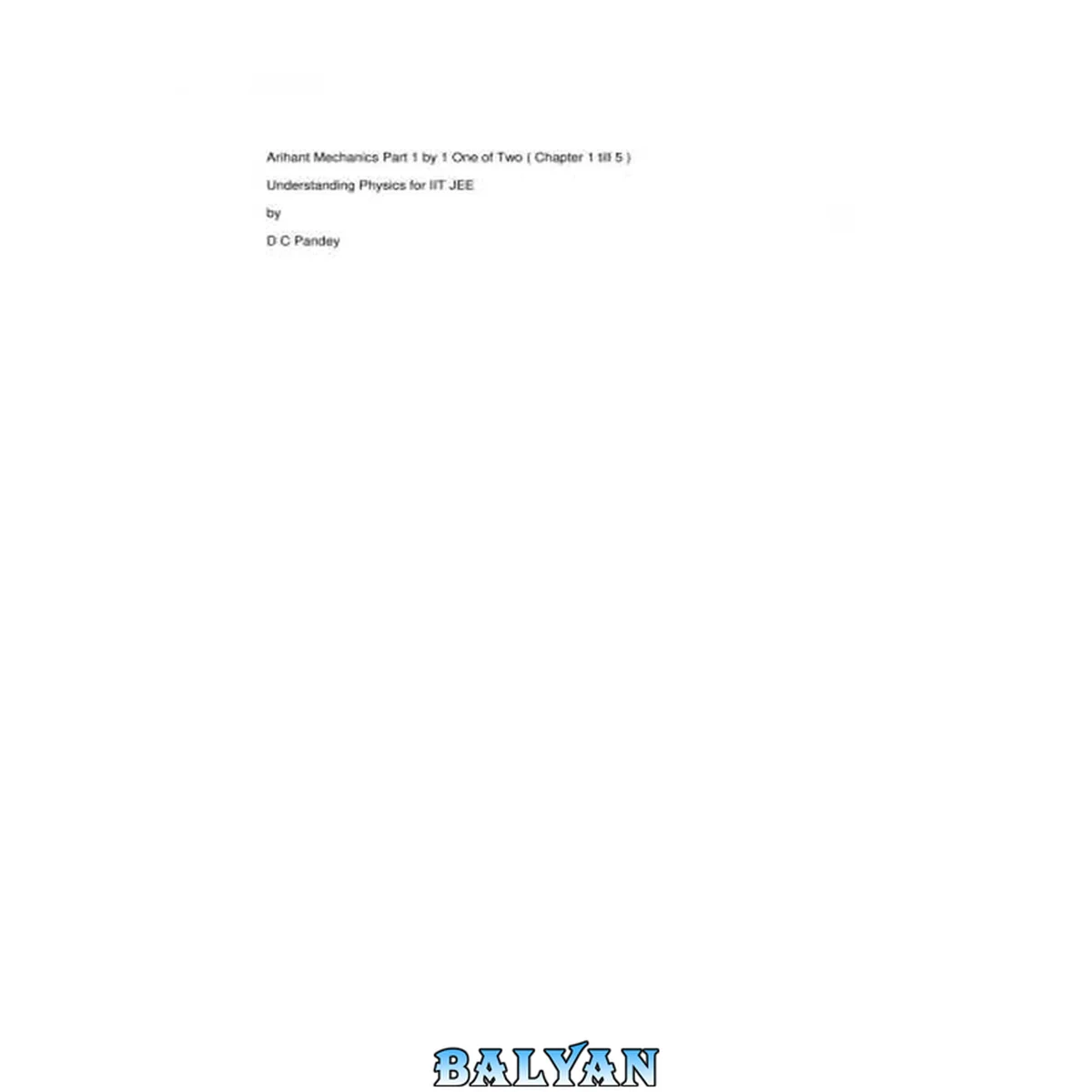 جلد کتاب Understanding Physics: Mechanics, Part 1 (chapters 1-5)