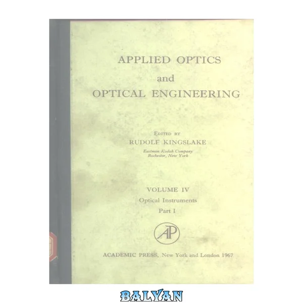 Applied optics and optical engineering,Vol.IV 4