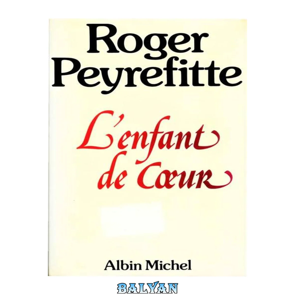 جلد کتاب L'enfant de coeur