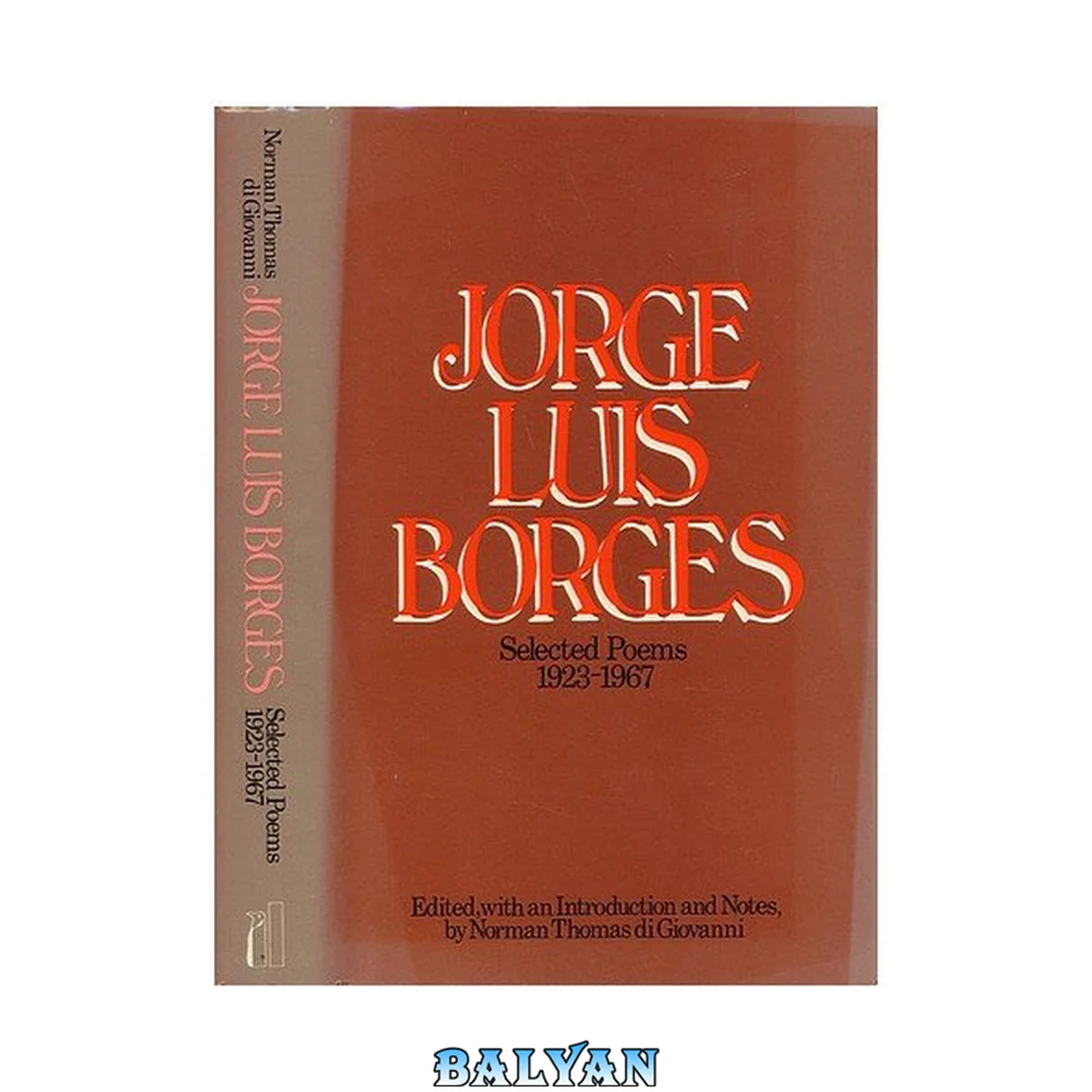 جلد کتاب Selected poems 1923-1967 [of] Jorge Luis Borges