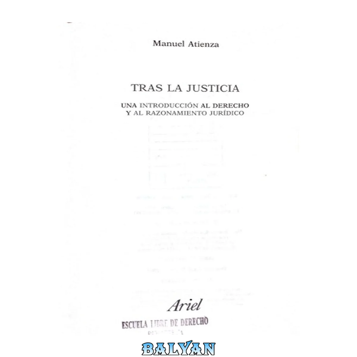 جلد کتاب Tras la justicia