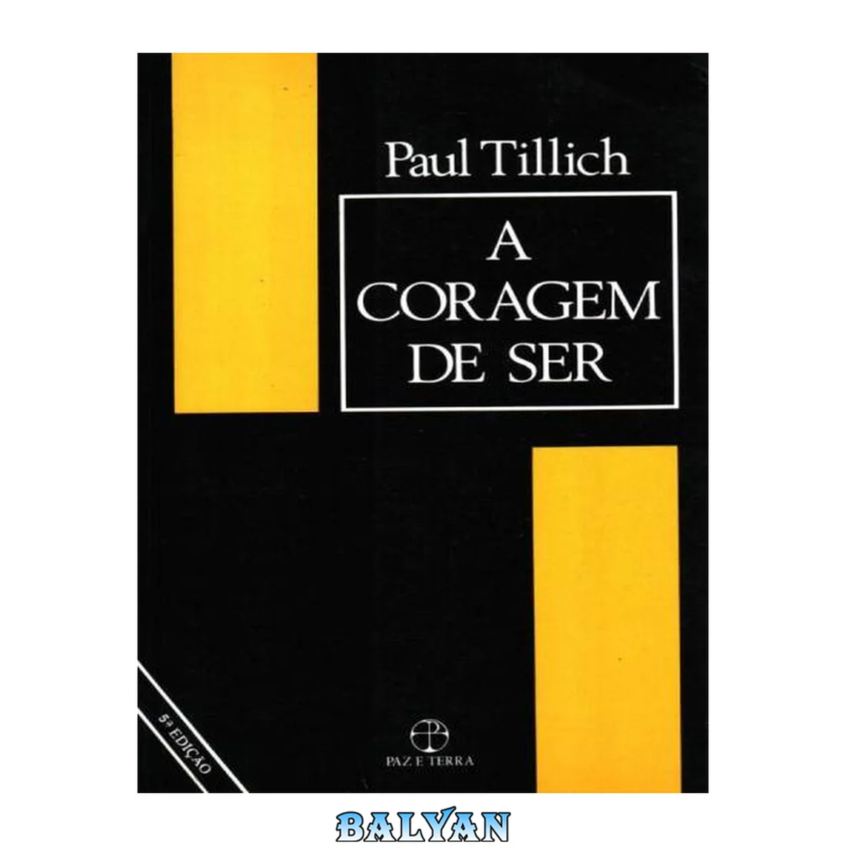 جلد کتاب A coragem de ser